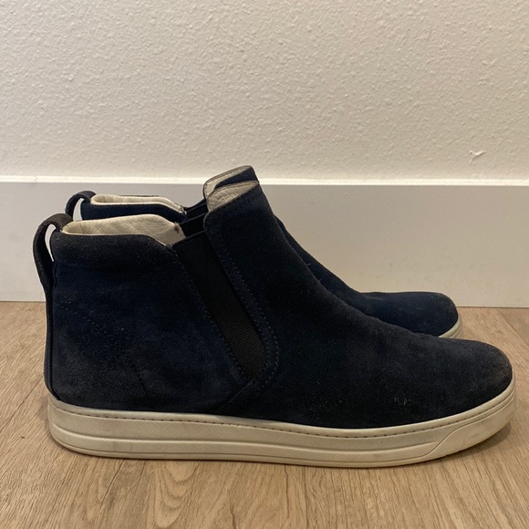Prada High Top Suede Slip On Sneakers - Picture 1 of 8